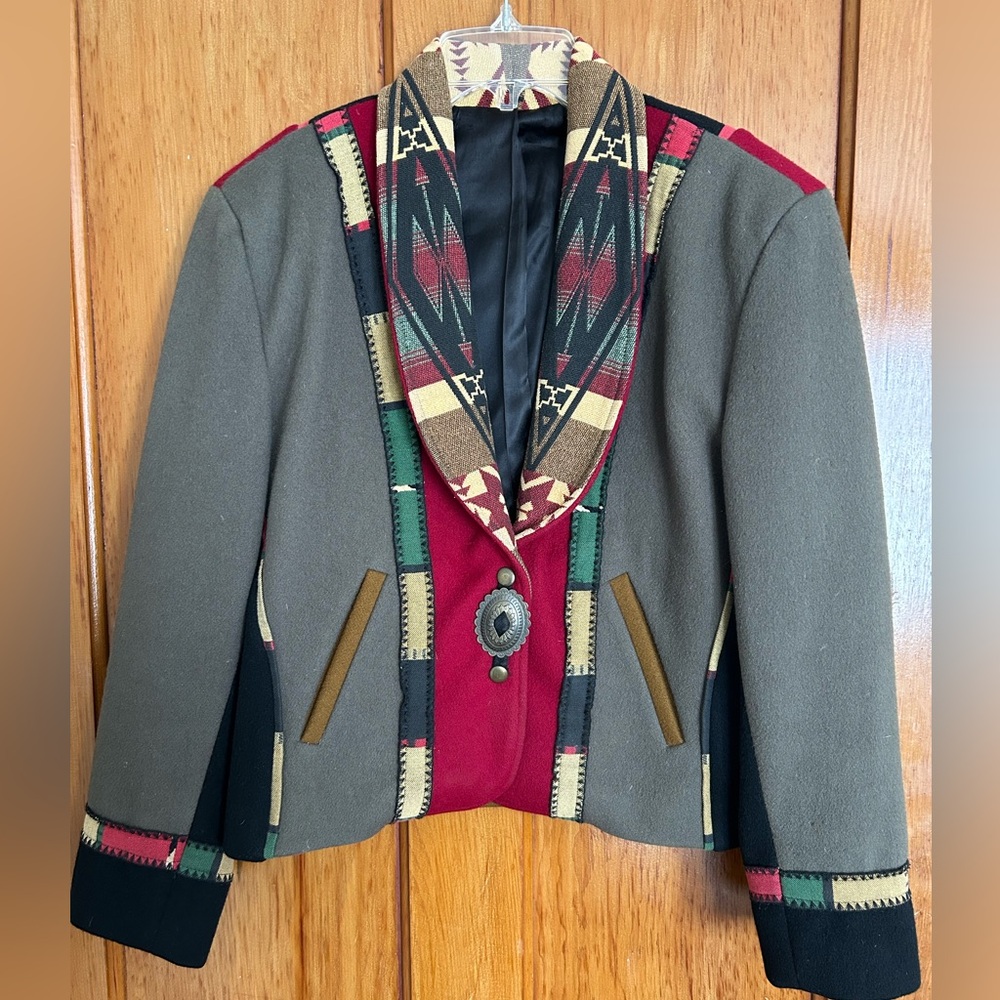 Coloratura wool jacket